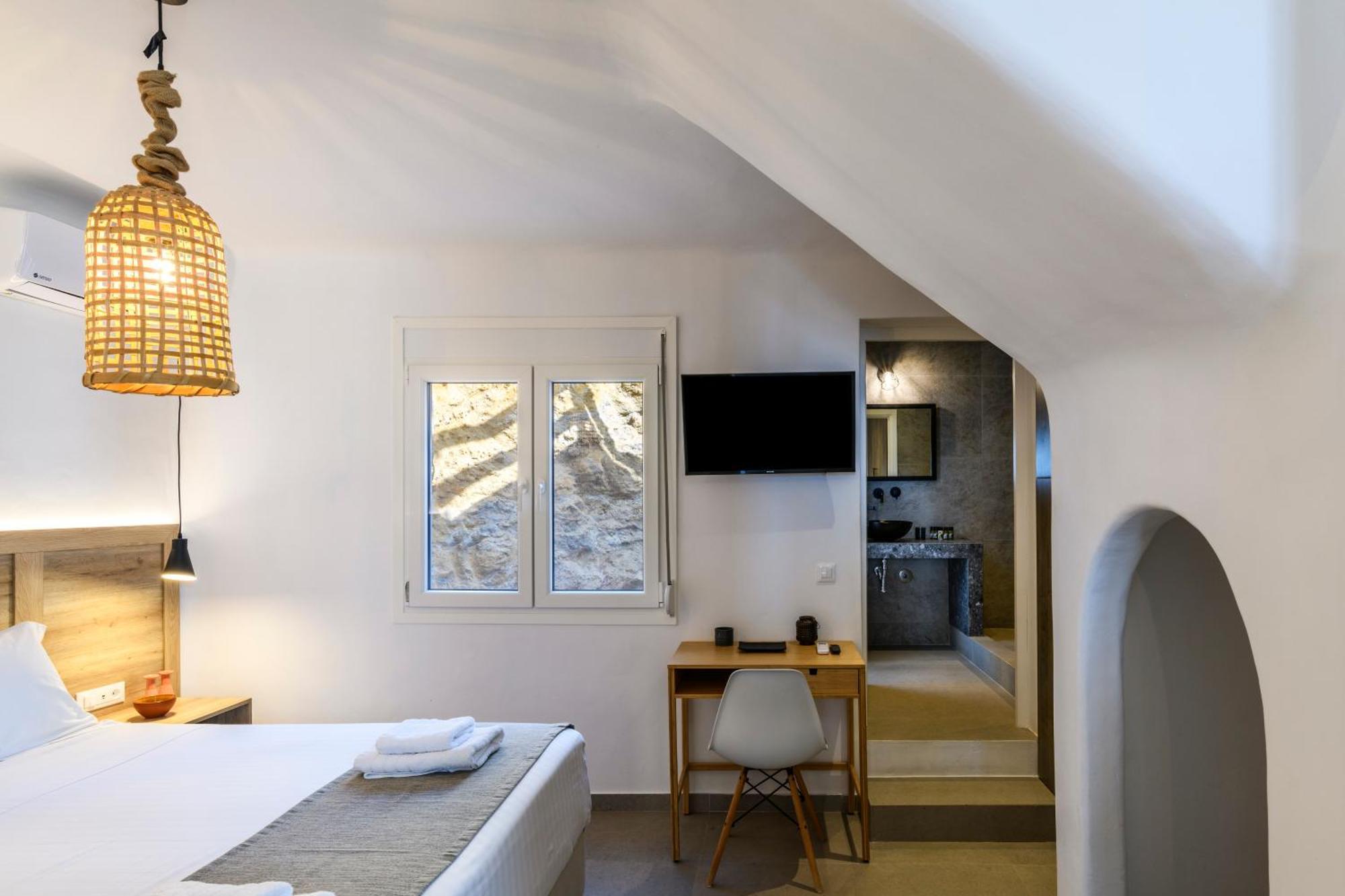 Sea Rock & Sky Private Mykonos Residence Merchia Beach 외부 사진