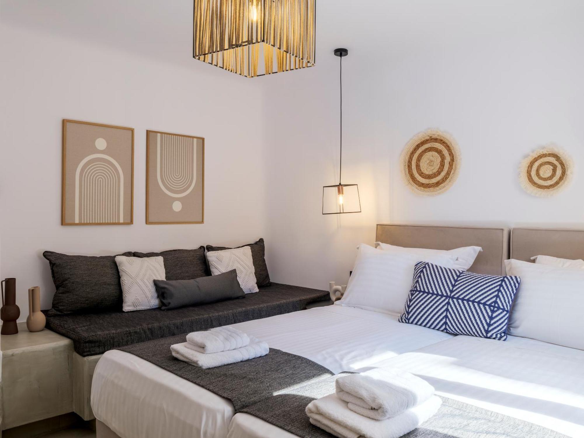 Sea Rock & Sky Private Mykonos Residence Merchia Beach 외부 사진
