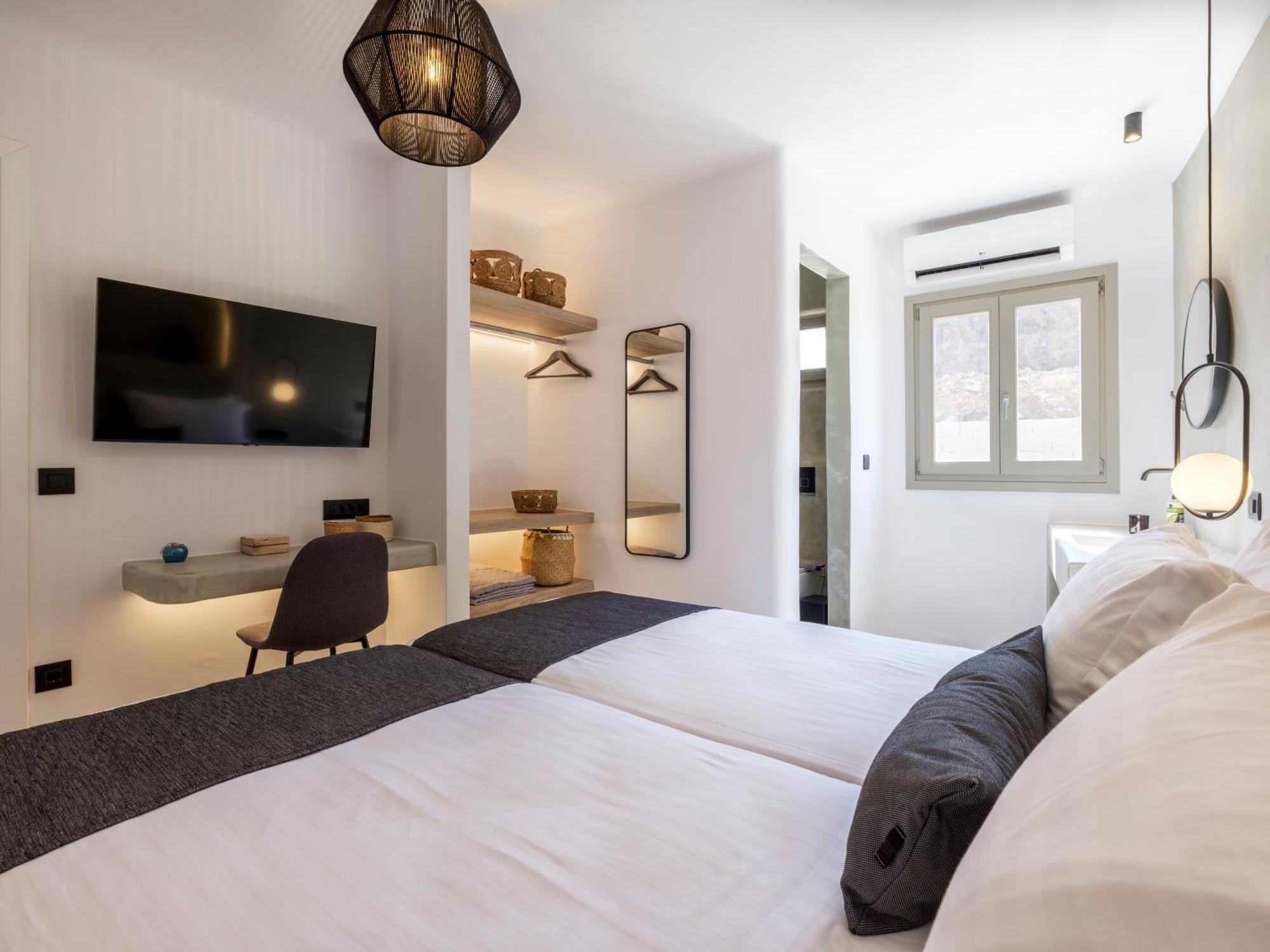 Sea Rock & Sky Private Mykonos Residence Merchia Beach 외부 사진