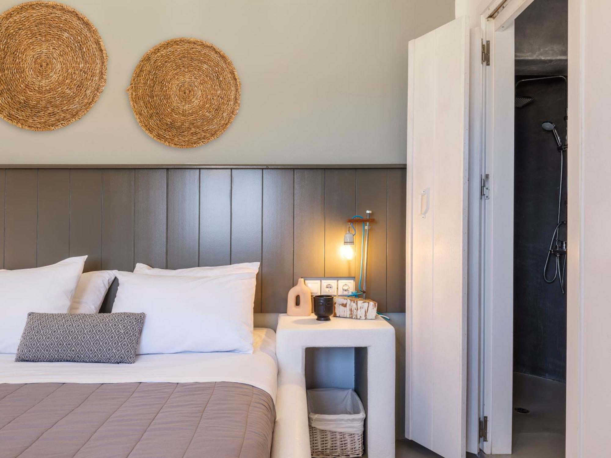 Sea Rock & Sky Private Mykonos Residence Merchia Beach 외부 사진
