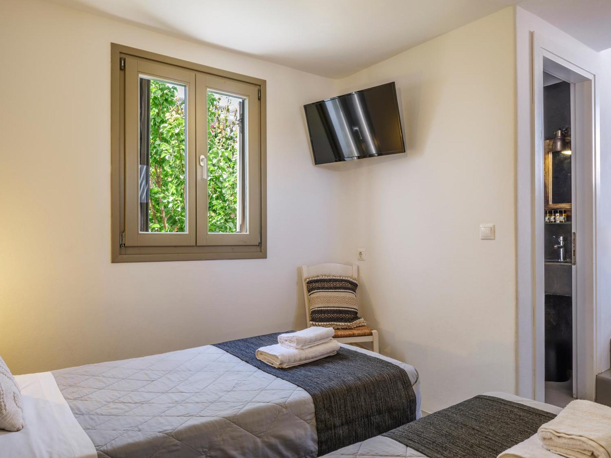 Sea Rock & Sky Private Mykonos Residence Merchia Beach 외부 사진