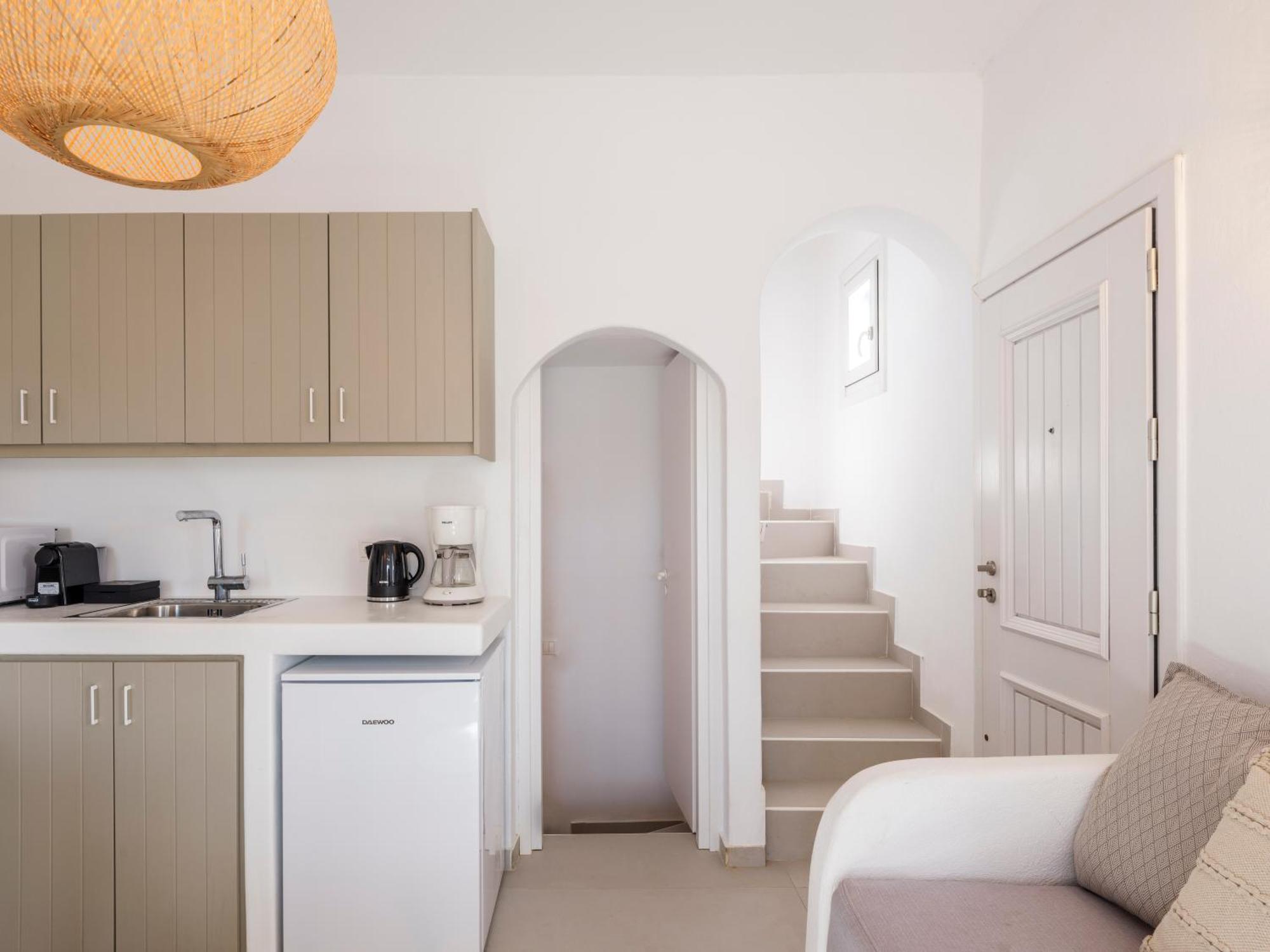 Sea Rock & Sky Private Mykonos Residence Merchia Beach 외부 사진