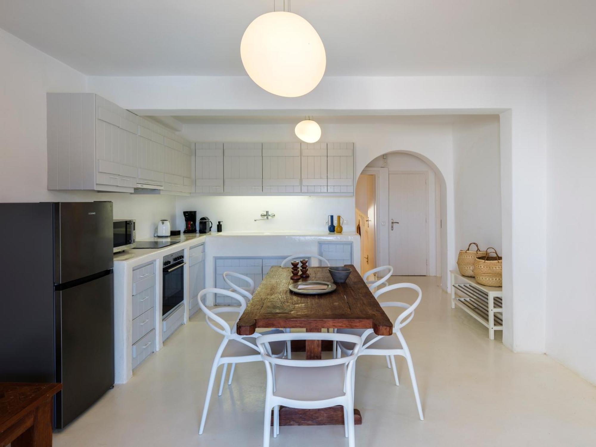 Sea Rock & Sky Private Mykonos Residence Merchia Beach 외부 사진